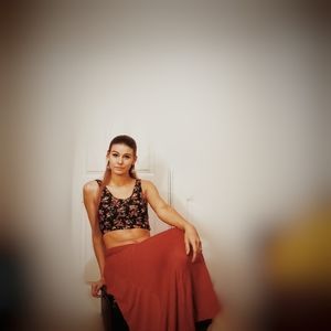 Crop Tank: Forever 21, floral